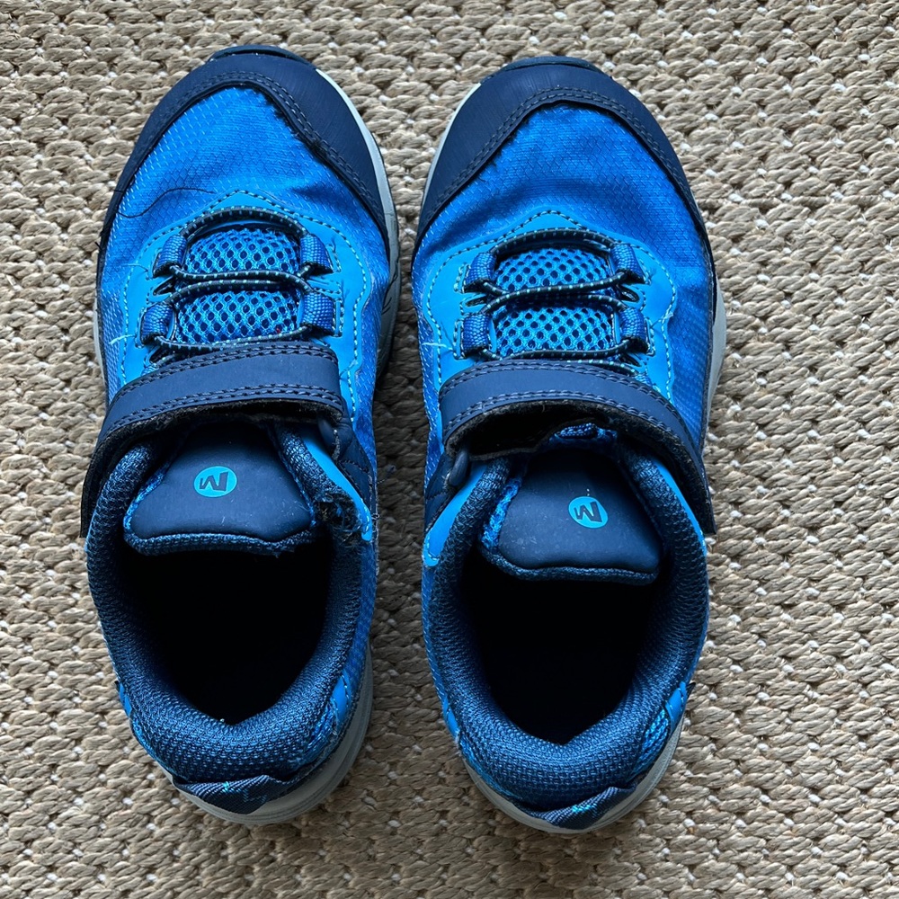 Merrell Moab Speed Blue Hiking Shoes, Size 1M